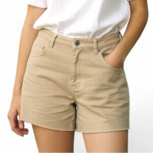 Tan Nanakarana Beige Denim Shorts Women’s Size BR 42 (US 10 / EU 40) – NWT